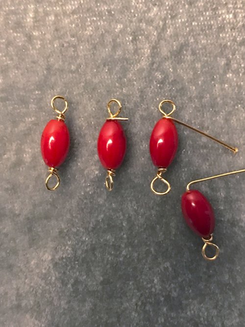 Nancy Chase's Tulip Heart Earrings - , Contemporary Wire Jewelry, , make another wrapped loop
